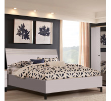 Двуспальная кровать Мадрид 160х200(Кашемир эмаль) Двуспальная кровать Мадрид 160х200(Кашемир эмаль)